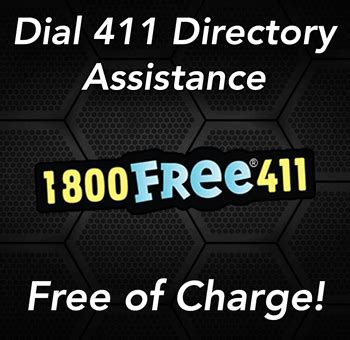 consumers continue to avail themselves of the 411 directory assistance service, placing about 6 billion such calls per year. . 411 search calls
